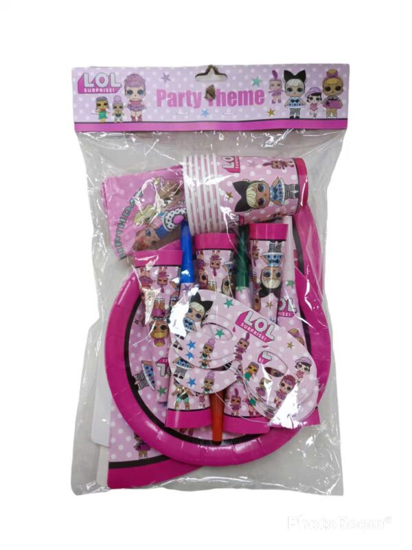 SET PARA FIESTA ANIMADAS 36 PCS