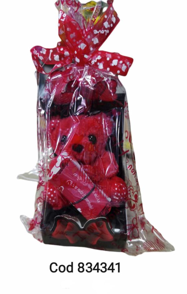 OSITO CON ROSA 10CM