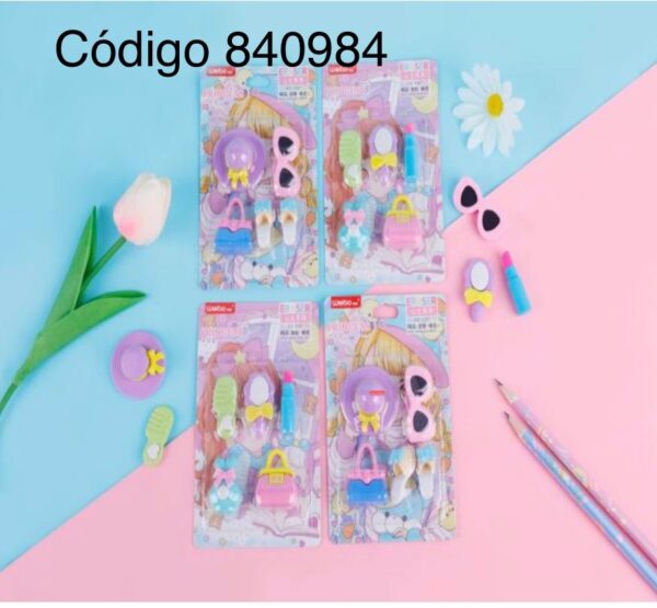 SET DE 3 BORRADORES HELADO WB-3398