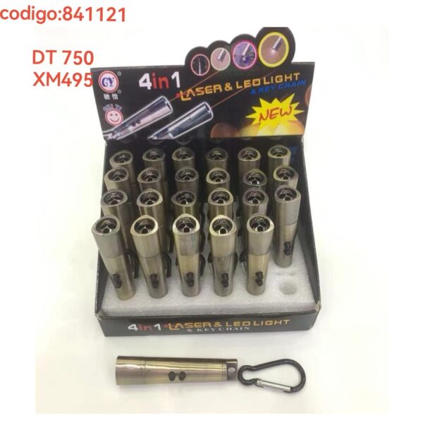 LLAVERO CON FOCO Y LASER CY-809