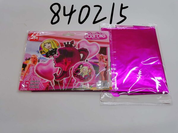 SET 5 GLOBOS BARBIE