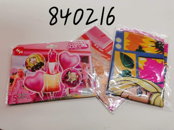 SET 5 GLOBOS BARBIE
