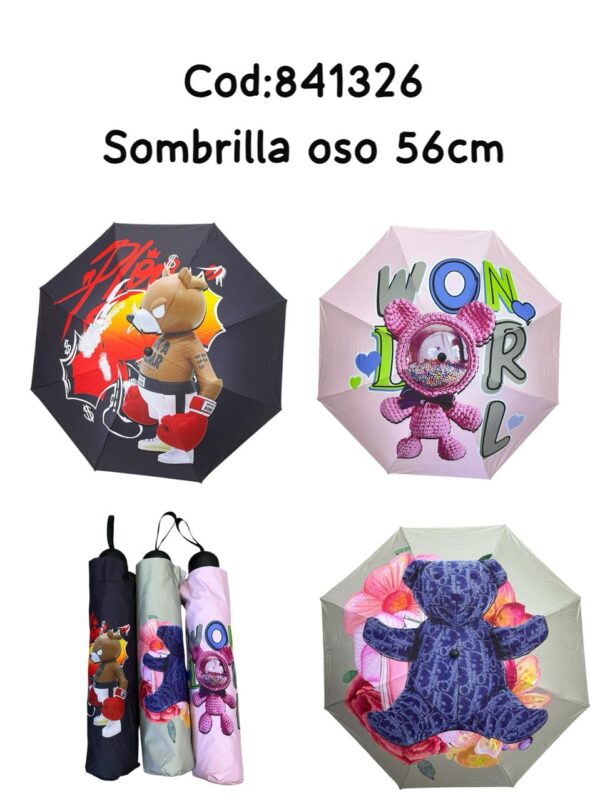 SOMBRILLA OSO 56 cm