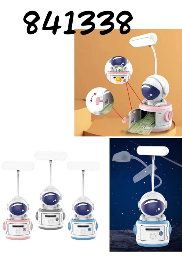 LAMPARA CON SACAPUNTAS ASTRONAUTA Q1013(9.6×8.5×27.0CM)