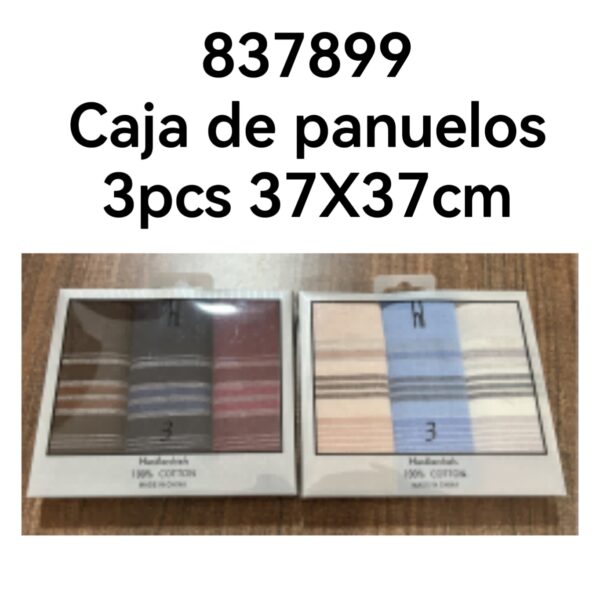 CAJA DE PAUELOS  3PCS (3737CM)(300)