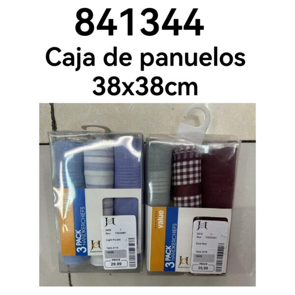 CAJA DE PAUELOS  3PCS (3737CM)(300)