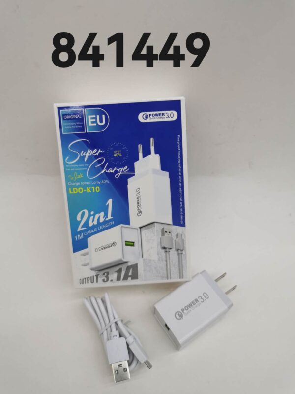 SET DE CARGADOR V8 1A K10(240)