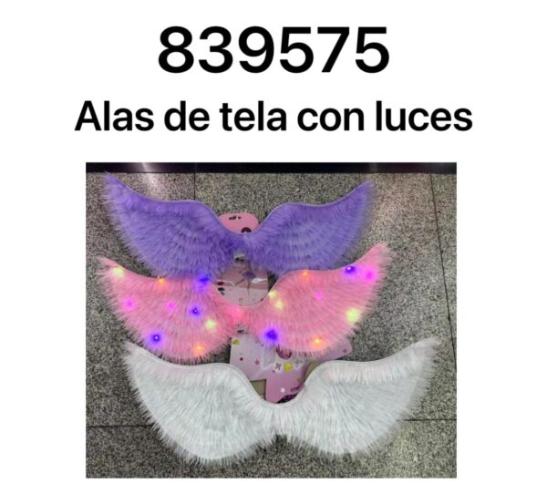 ALAS DE TELA CON LUCES (200)