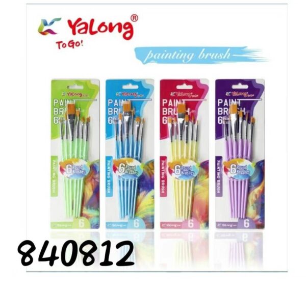 PINCELES 6PCS YL83097-6(240)