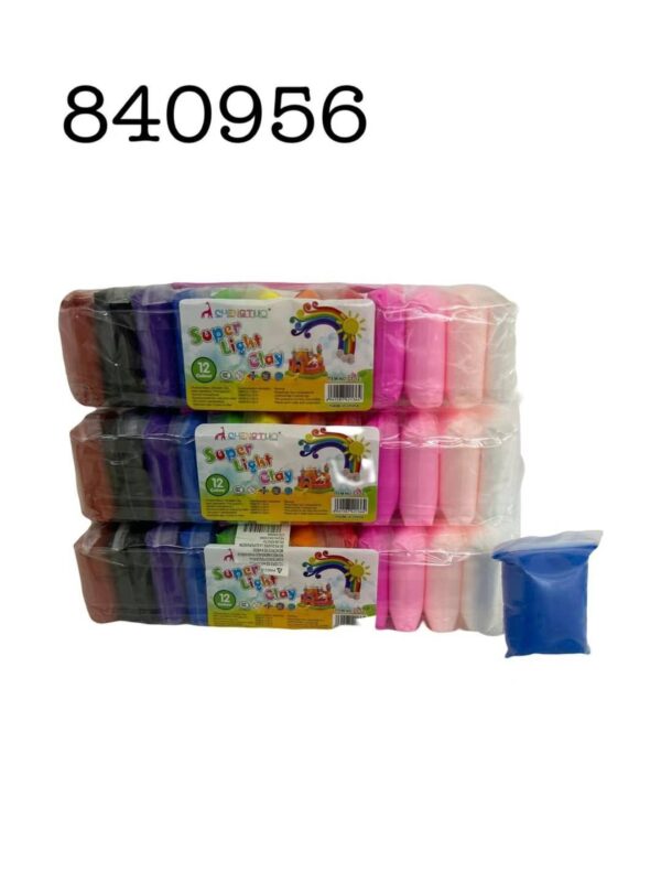 SLIME POLVO 12 COLORES 117-123G (200)