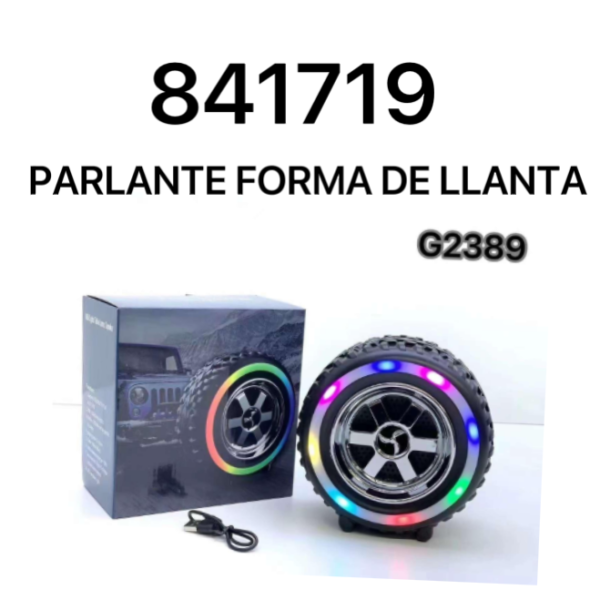 PARLANTE FORMA DE LLANTA G2389(30)