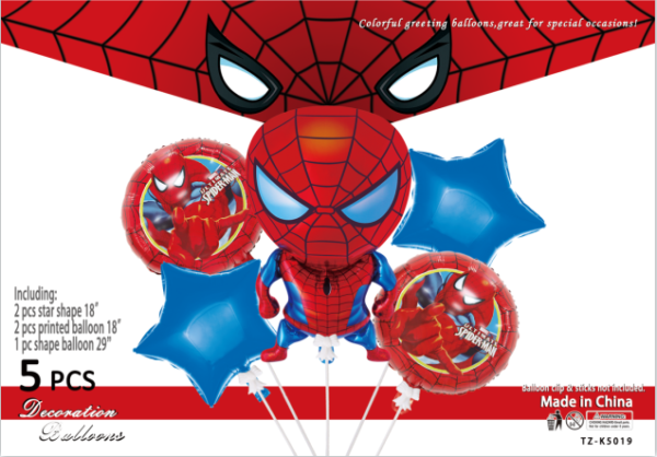SET DE GLOBOS SPIDERMAN TZ-K5019(300)