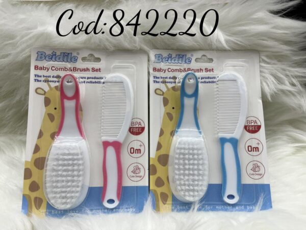 SET 2PCS CEPILLO Y PEINE(288)