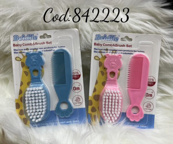 SET PARA BEBE 2 PCS CEPILLO Y PEINE BDL5058(288)