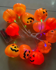 Luces decorativo calabaza 8 cuerdas (120)