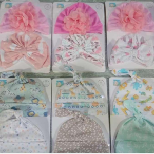 GORRO 2PCS PARA BEBE 0-6M(360)