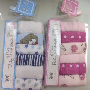 PAÑITOS PARA BEBE 6PCS(336)