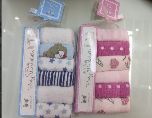 PAÑITOS PARA BEBE 6PCS(336)