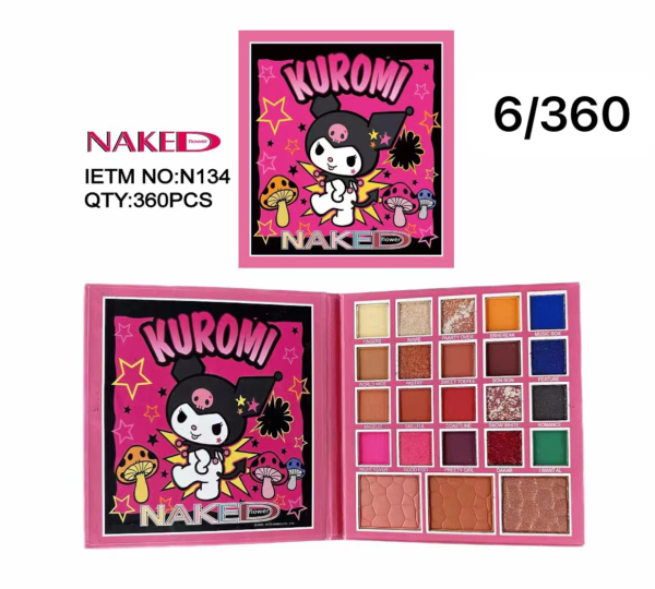 PALETA COLORES KUROMI NAKED N134(360)