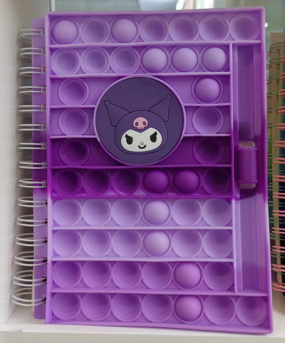 LIBRETA DE KUROMI CON POP IT A5-2(120)