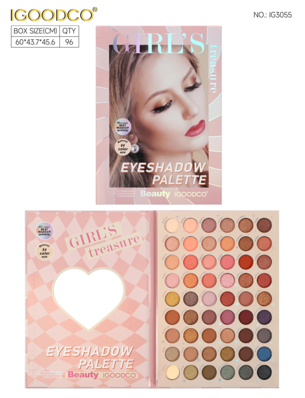 PALETA DE 54 COLORES GIRLS TREASURE IG3055(96)
