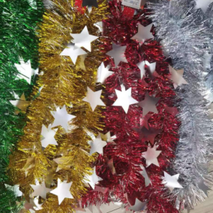 GUIRNALDA DE COLORES CON ESTRELLAS 2M(360)