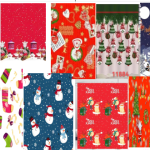 CORTINA BANO NAVIDENA 170 X 165CM (72)