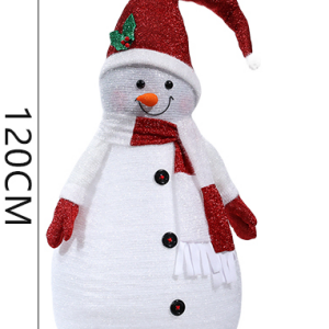 ADORNO MUNECO DE NIEVE 120CM(4)