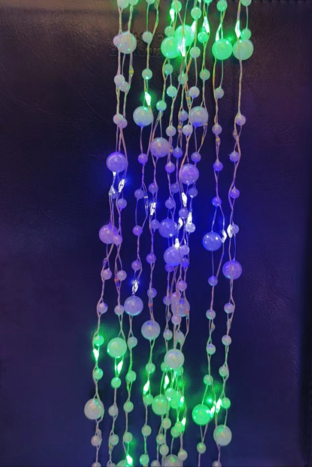 CORTINA DE PERLAS COLORES 3MX2M (60)