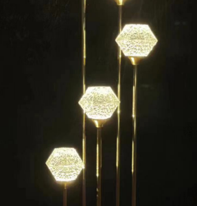 LAMPARA CON 5 LUCES TIPO DIAMANTE(10)