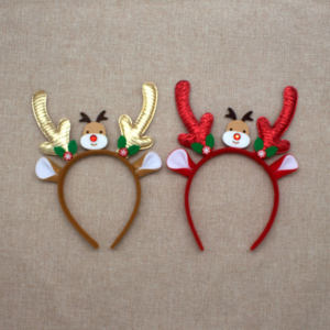 DEADEMA NAVIDENA RENO ROJA-DORADA(600)