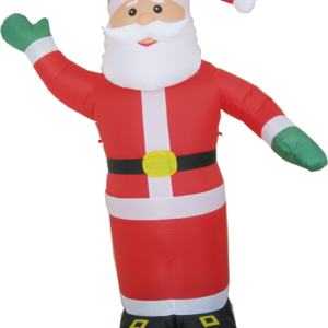 INFLABLE DE SANTA CLAUS 1,8M -2 GANCHOS 2 CUERDAS(12)