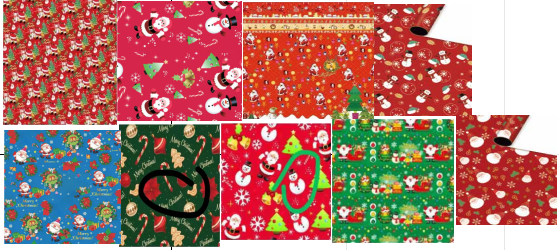 PAPEL DE REGALO NAVIDEÑO 70×50CM(1000/50)