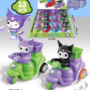 JUGUETE MOTOCICLETA DE COLECCION KUROMI 615-4(240)