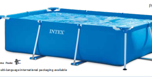 PISCINA RECTANGULAR  2,2M 220cmX150cmX60cm 28270(1)