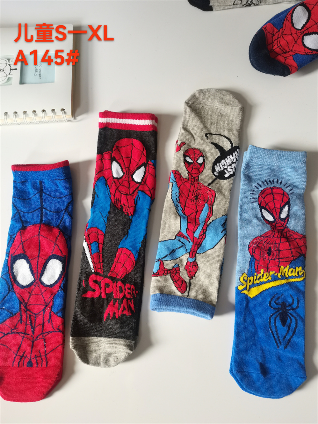 MEDIAS LARGAS SPIDERMAN A145#(1200)