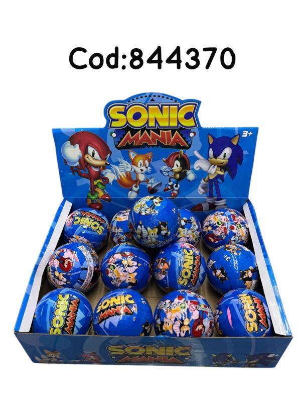 JUGUETE BOLA SORPRESA SONIC 3 ESTILOS XS221 CM:28.8*38.2*9.8(288)