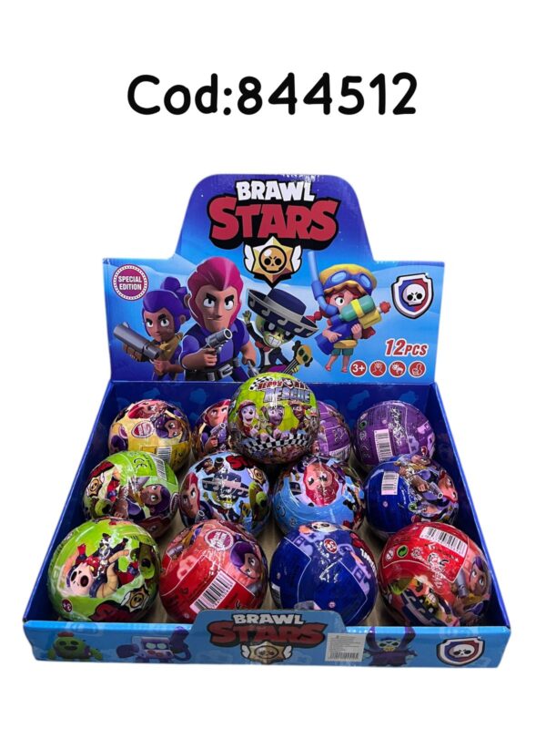 BOLA SORPRESA BRAWL STAR 9,5CM 0069(360)