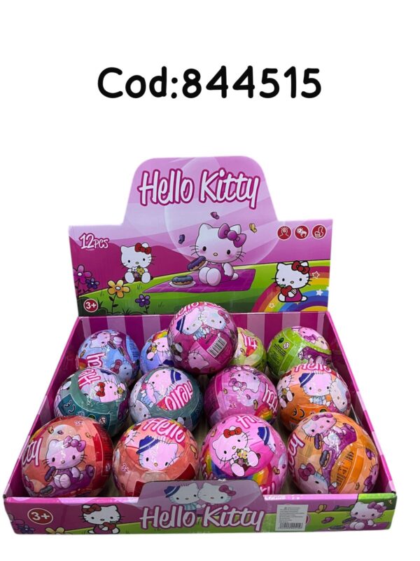 BOLA SORPRESA HELLO KITTY 9,5CM 0053(360)