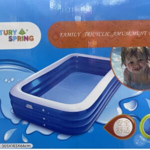 PISCINA INFLABLE 3 ANILLOS 210*145*66CM (8)