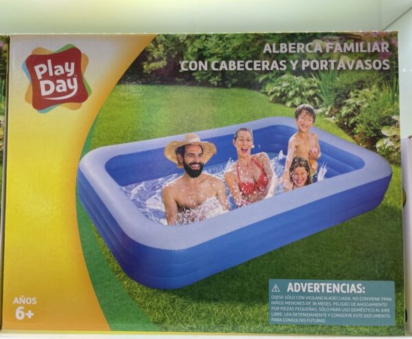 PISCINA INFLABLE 3 ANILLOS  180*140*60(10)
