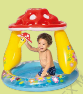 PISCINA CON TOLDO FORMA HONGO 102cmX89cm 57114(6)