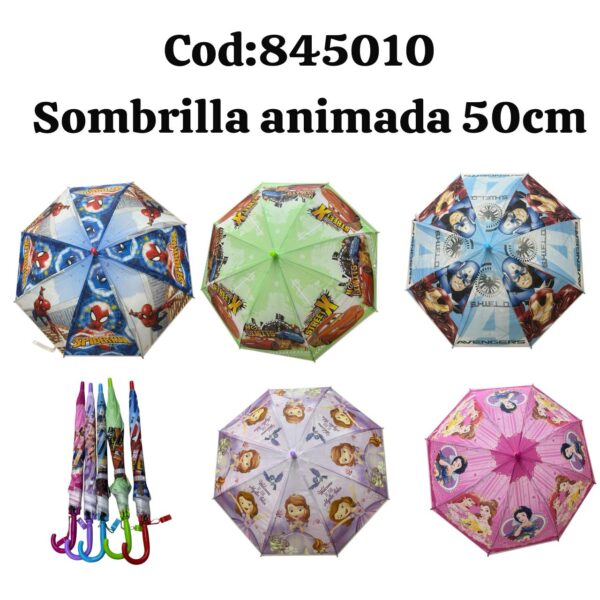 "SOMBRILLA ANIMADA 50CM(100)"