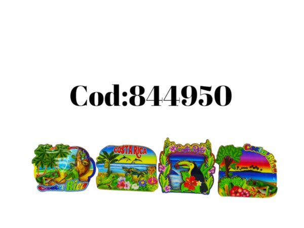 ADORNO CON IMAN DE COSTA RICA  PARA REFRI (576)