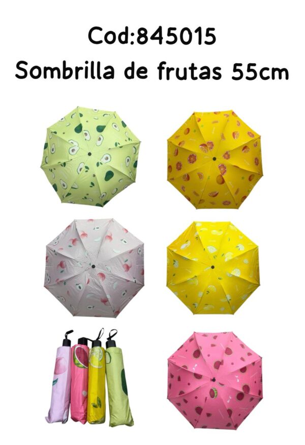 SOMBRILLA FRUTAS 55CM8K(100)