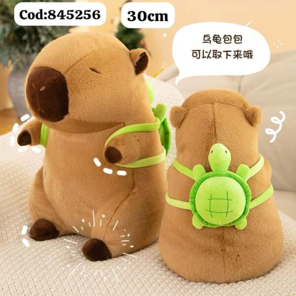 PELUCHE CAPYBARA TORTUGA  30CM (120)