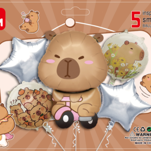 SET BOLA CAPYBARA  PARA FIESTA (600)