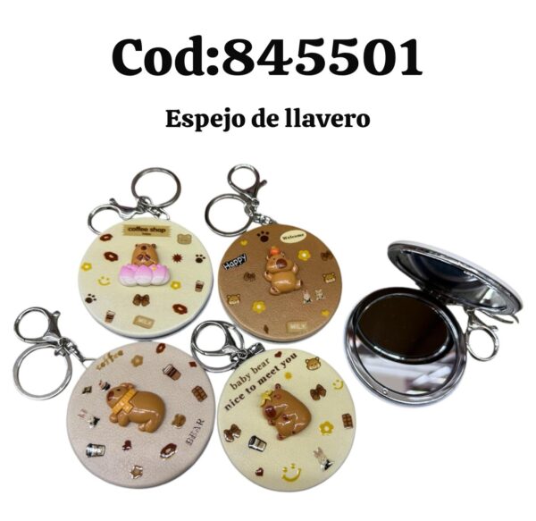 ESPEJO DE LLAVERO CAPYBARA (240)