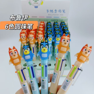 LAPIZ DE 6 COLORES BLUEY & BINGO             (1296)