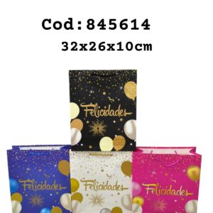 Bolsa de Regalo    Felicidades32*26*10 Cm (480)